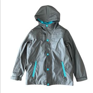 Cat & Jack Grey Blue Green Winter Snow Ski Waterproof Jacket Coat Outerwear Shel